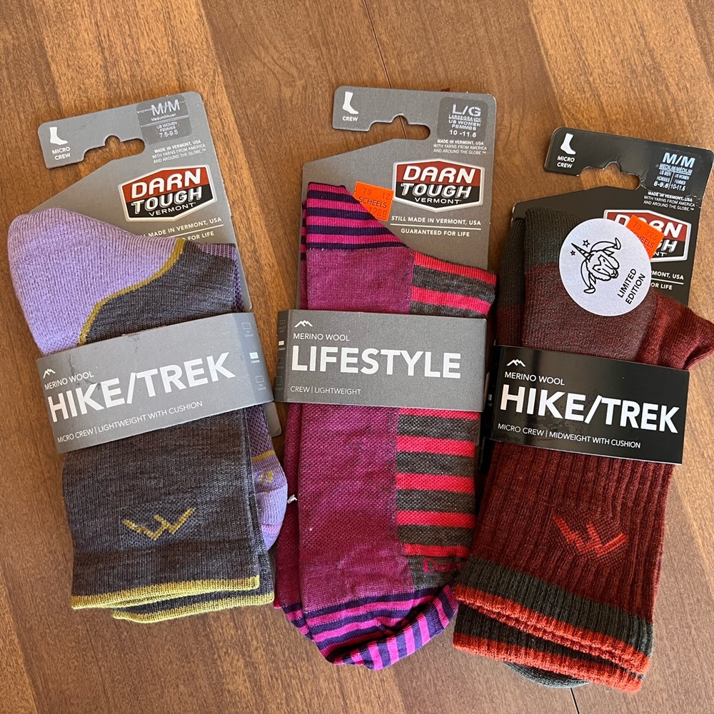 Darn Tough Merino Wool Hiking Socks